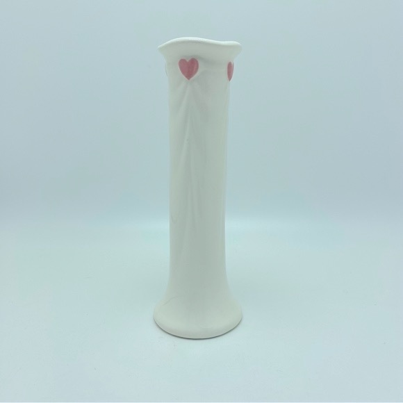 FTDA Vintage Japanese Bud Vase with Pink Hearts - Picture 3 of 3